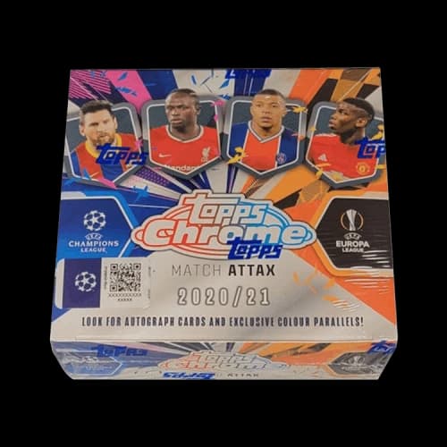 2020-21 Topps Chrome Soccer Match Attax Box