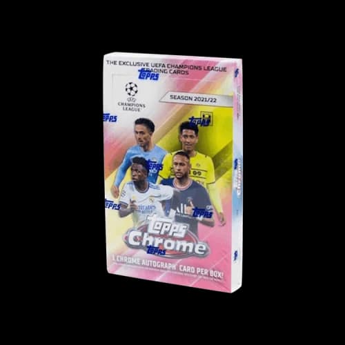 2021-22 Topps Chrome UEFA Champions League Soccer Hobby Box