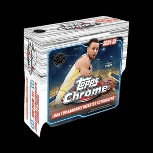 2024-25 Topps Chrome Hobby Mega Box