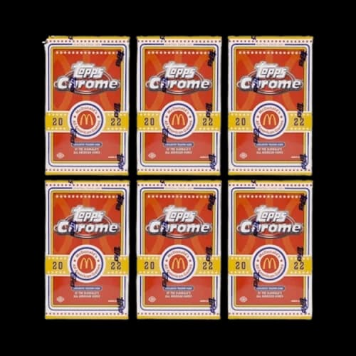 2022 Topps Chrome Mcdonald's All American Basketball Booster Box 6x Lot