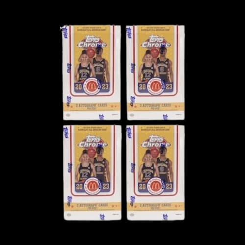 2023 Topps Chrome Mcdonaldsall American Hobby Box 4x Lot