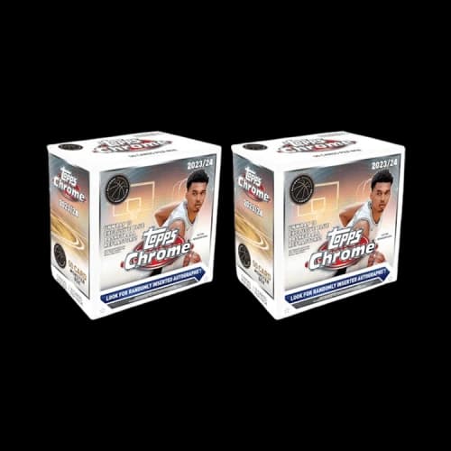2023-24 Topps Chrome Basketball Monster Box 2x Lot
