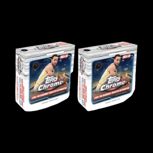2024-25 Topps Chrome Basketball Mega Box 2x Lot