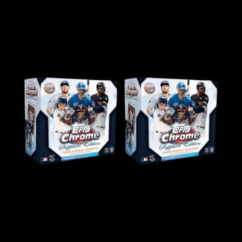 2020 Topps Chrome Sapphire Edition Baseball Box 2x Lot