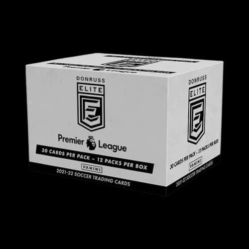 2021-22 Topps Donruss Elite Premier League Soccer Factory Sealed Multi-Pack Cello Fat Pack Box (UK Exclusive)