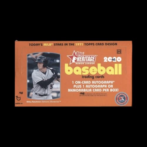 2020 Topps Heritage Minor League Baseball Hobby Box