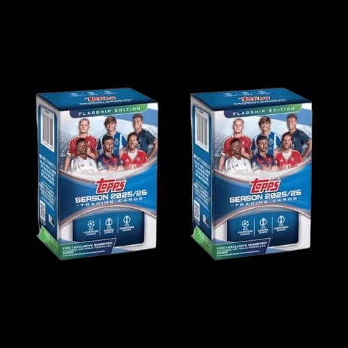 2025-26 Topps UEFA Club Competitions Soccer Blaster Box 2x Lot