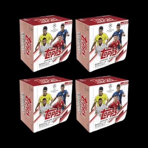 2020-21 Topps UEFA Champions League (Japan Edition) Box 4x Lot
