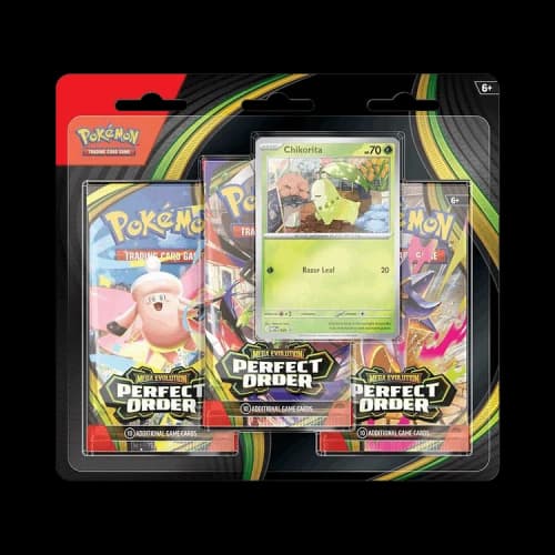 Pokémon Mega Evolution: Perfect Order 3-Pack Booster Blister