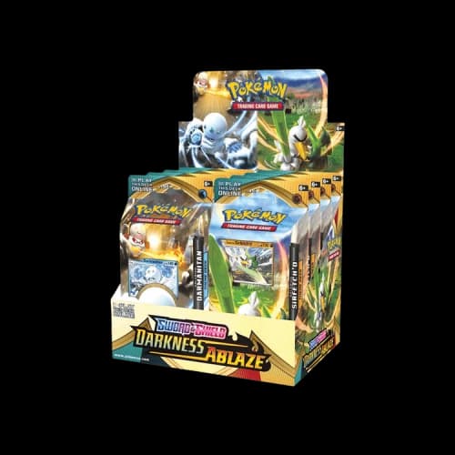 Pokémon Sword & Shield: Darkness Ablaze Theme Deck Display