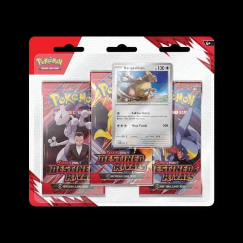 Pokémon Scarlet & Violet: Destined Rivals 3 Pack Blister 'Kangaskhan'