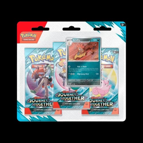 Pokémon Scarlet & Violet: Journey Together 3 Pack Blister 'Scrafty'
