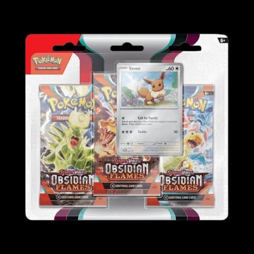 Pokémon Scarlet & Violet: Obsidian Flames 3 Pack Blister 'Eevee'