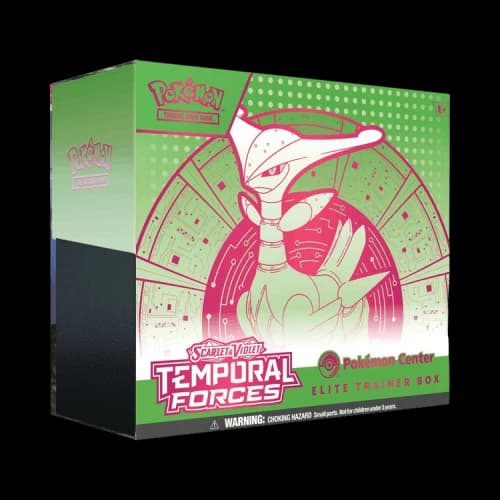 Pokémon Scarlet & Violet: Temporal Forces Pokemon Center Elite Trainer Box (Exclusive) 'Iron Leaves'