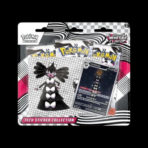 Pokémon Scarlet & Violet: White Flare Tech Sticker Collection Blister Pack
