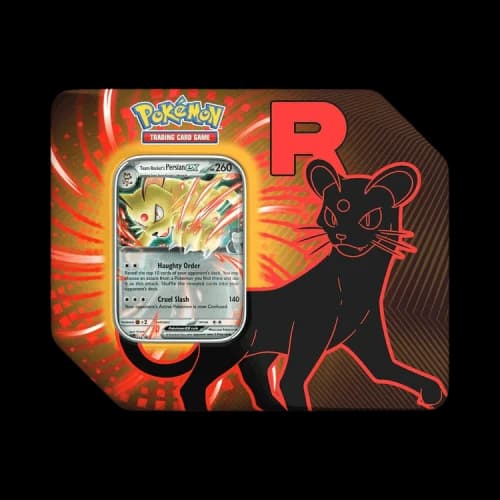 Pokémon Team Rocket Persian Ex Tin Case