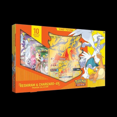 Pokémon Tag Team GX Premium Collection Reshiram & Charizard Box
