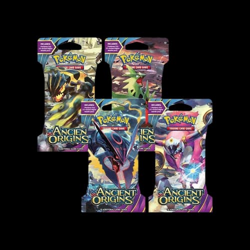 Pokémon XY: Ancient Origins Sleeved Booster Pack Art Bundle (Set of 4)