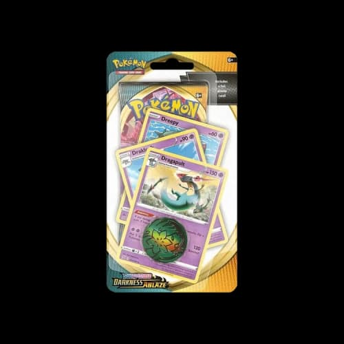 Pokémon Sword & Shield: Darkness Ablaze Premium Checklane Blister (Dragapult)