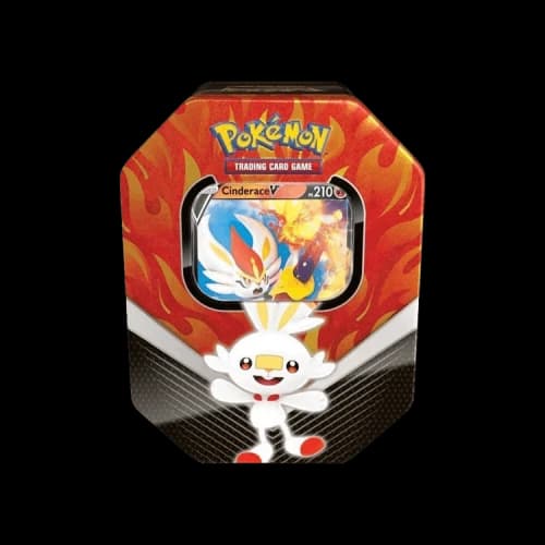 Pokémon Sword & Shield Base Set Galar Partners International Tin (Cinderace V)