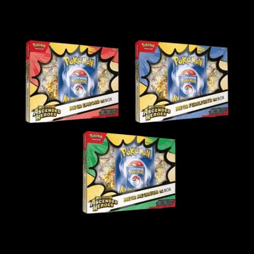 Pokémon Mega Evolution: Ascended Heroes ex Box 3-Pack (Costco)