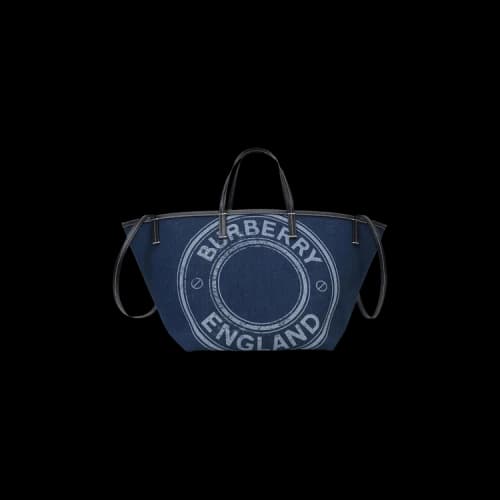 Burberry Mini Beach Tote Bag 'Blue'