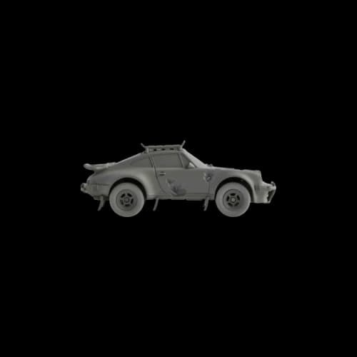 Mattel Hot Wheels x Daniel Arsham Eroded Safari Porsche (Lap 4)