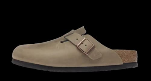 Birkenstock Boston Oiled Leather Tobacco Brown