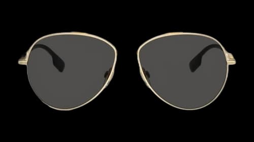 Burberry Harper Sunglasses Gold