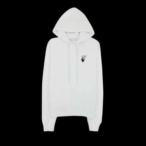 Off-White Bubble Arrow Skate Hoodie 'White'