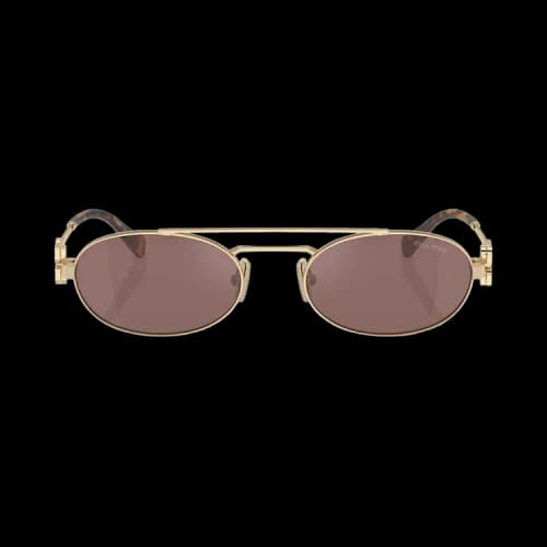 Miu Logo Sunglasses 'Tobacco'