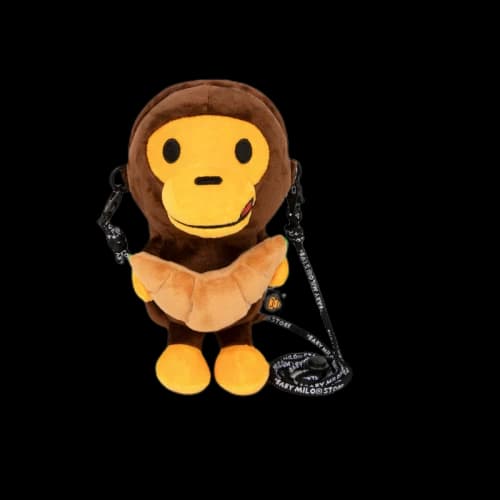 BAPE Baby Milo Croissant Mobile Bag Brown
