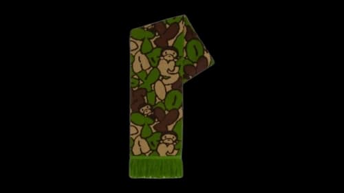 BAPE Baby Milo Scarf Army Green