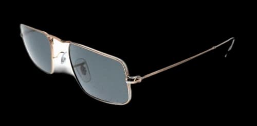 Ray-Ban Rectangle Sunglasses Rose Gold (0RB3957 9202R5)