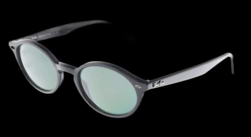 Ray-Ban Oval Sunglasses Gloss Black (0RB4315 601/71)