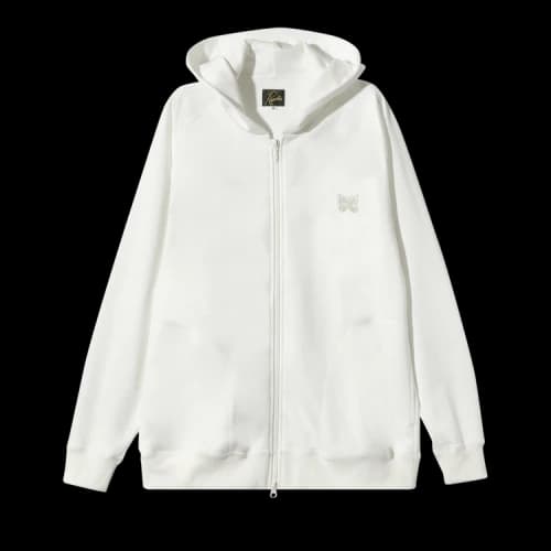 Needles Zipped Sweat Hoody 'Off White'