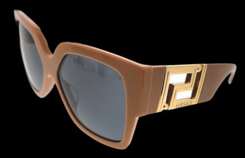 Versace Square Sunglasses Sand/Brown (0VE4402 534987)