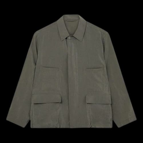Lemaire 4 Pocket Overshirt 'Ash Grey'
