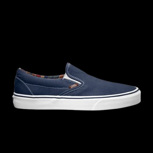 Vans Classic Slip-on (C&L) Dress Blue/ Potting Soil