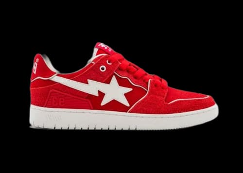 A Bathing Ape Bape SK8 Sta #2 Red (Women's)