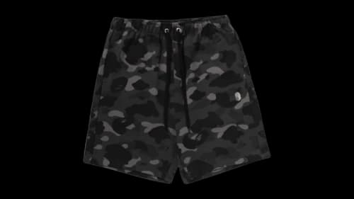 BAPE Color Camo Metal Ape Head Relaxed Fit Sweat Shorts (SS26) Black