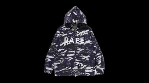 BAPE Glitch Woodland Camo Full Zip Hoodie Jacket Royal Purple