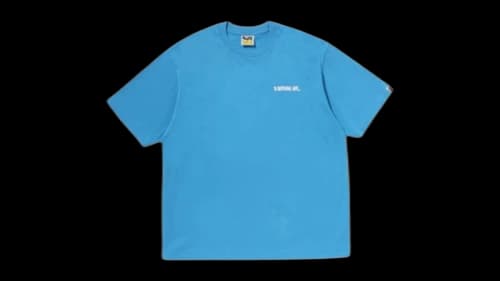 BAPE Shark Seijin a Bathing Ape Logo T-shirt Blue