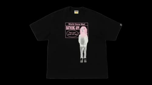 BAPE Shark Seijin Relaxed Fit T-shirt Black