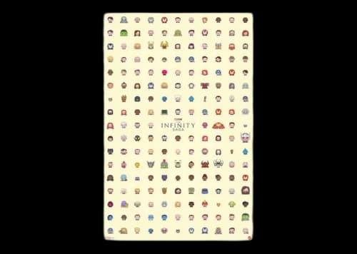 100% Soft Marvel Studios The Infinity Saga Poster