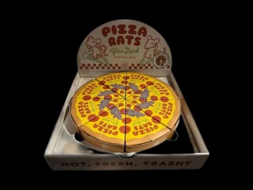 100% Soft Pizza Rats After Dark Sealed Case (8 Blind Boxes)