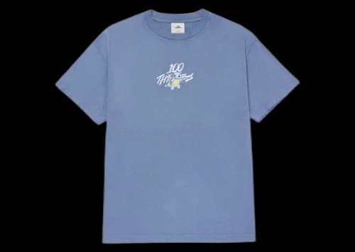 100 Thieves x Pokémon Squirtle Core T-shirt Medium Blue