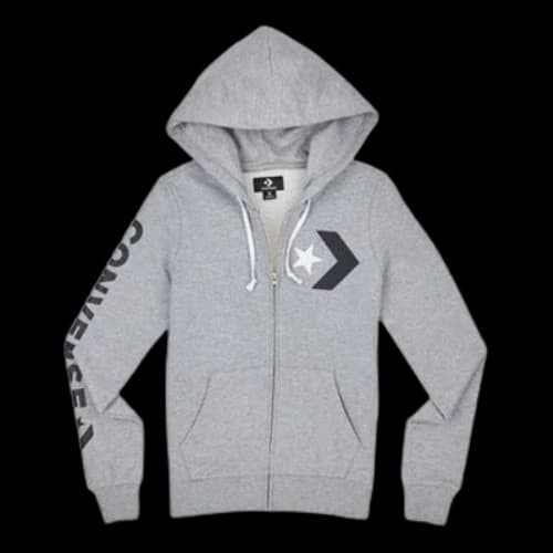 Converse Star Chevron Full-Zip Jacket 'Grey' (Women's)