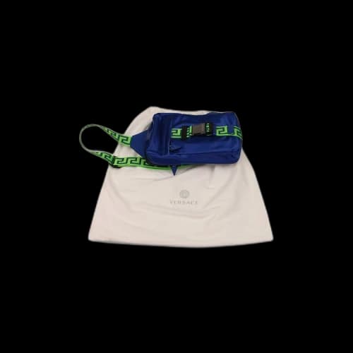 Versace Nylon Crossbody Bag 'Blue'