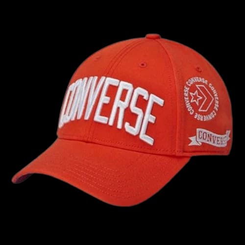 Converse Wordmark Big Logo Baseball Cap 'Red'